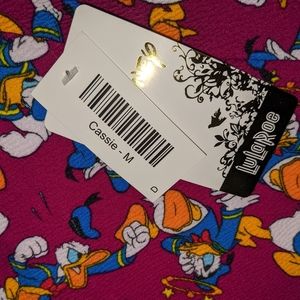 Lularoe Disney skirt Donald Duck size M